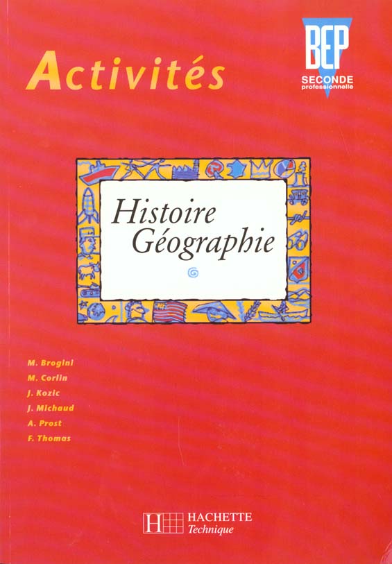 Activites histoire-geographie 2e professionnelle