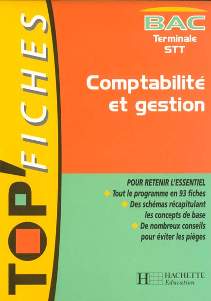 Comptabilite et gestion terminale stt