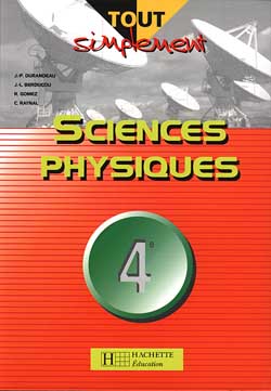 Sciences physiques 4eme