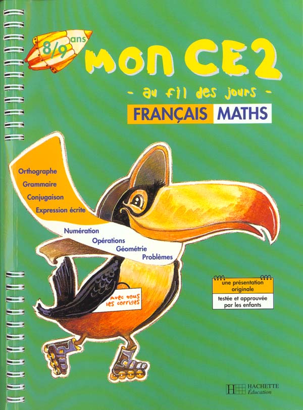 Au fil des jours ; mon ce2 ; francais maths