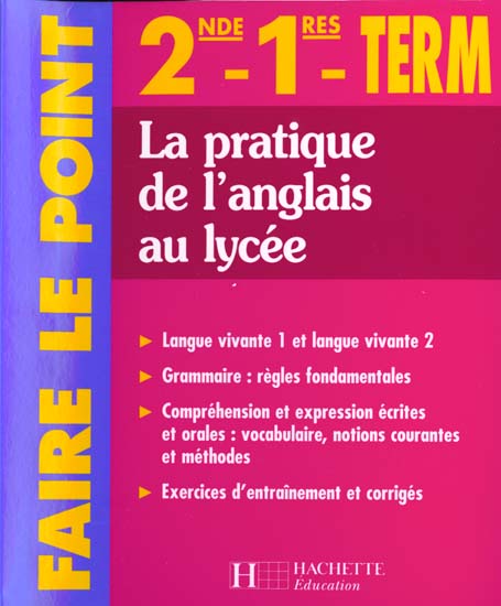 La pratique de l'anglais au lycee