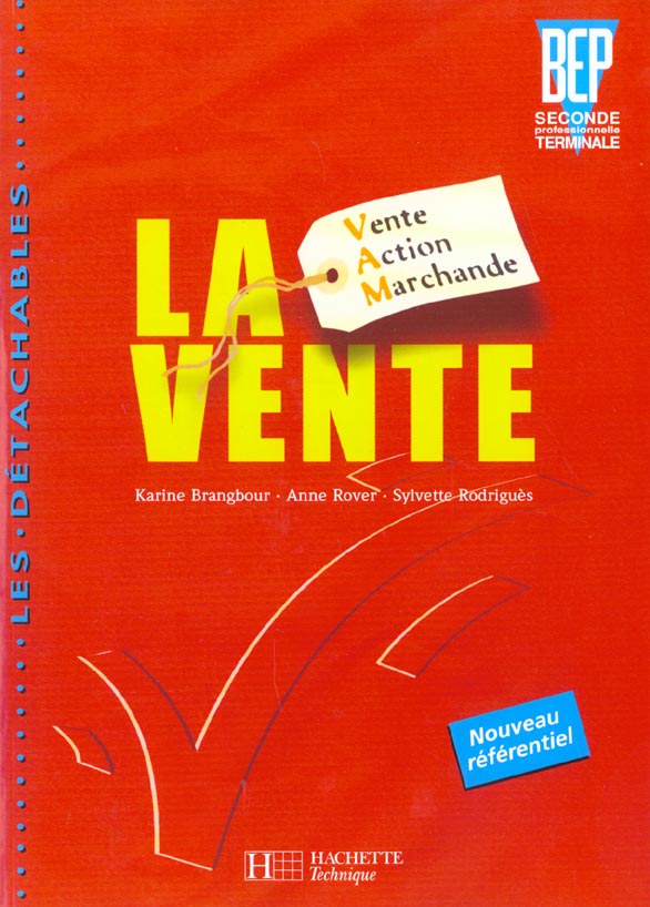 Les detachables ; la vente bep 2e-terminale pro ; eleve