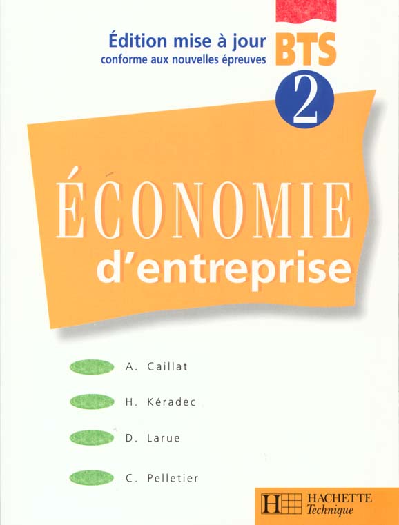 Economie d'entreprise bts 2eme annee
