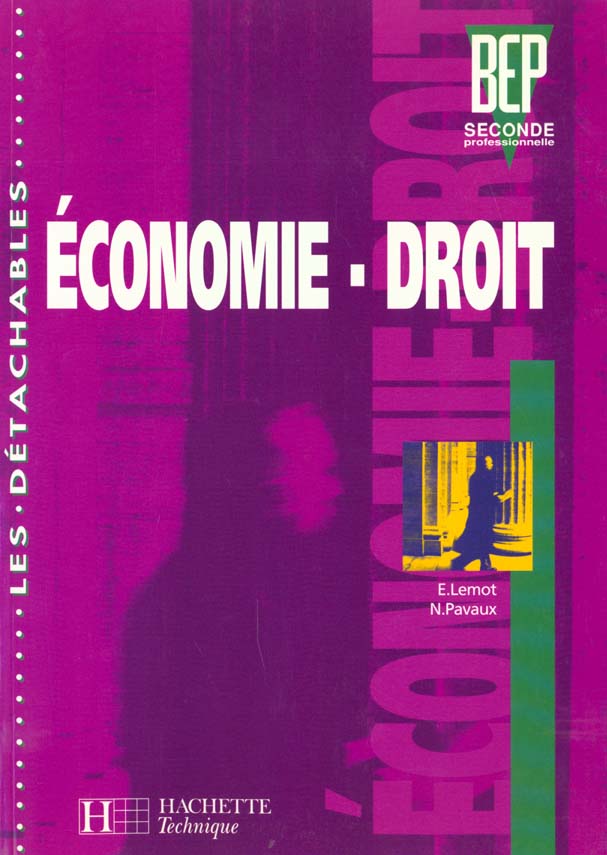 Economie droit bep 2e pro ; eleve