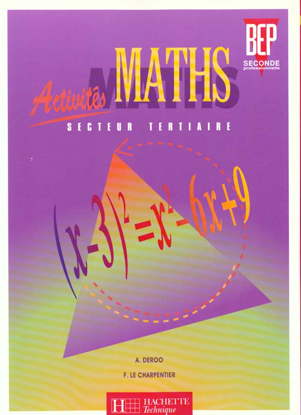 Activites mathematiques bep 2e pro tertiaire ; eleve