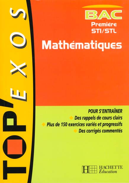 Mathematiques 1e sti-stl