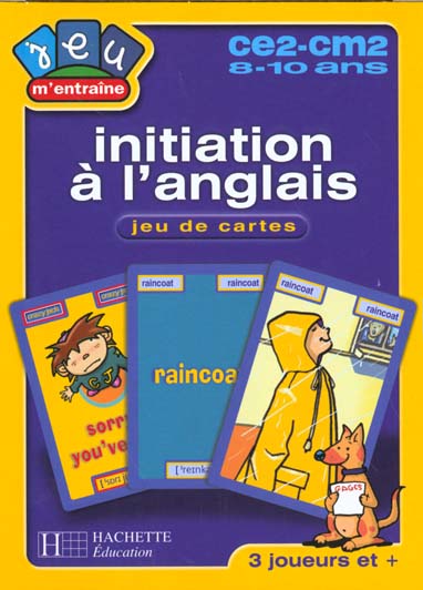 Jeu m'entraine initiation a l'anglais ce2