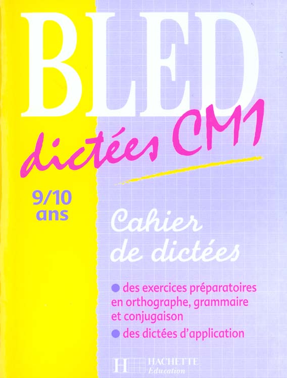 CAHIERS BLED DICTEES