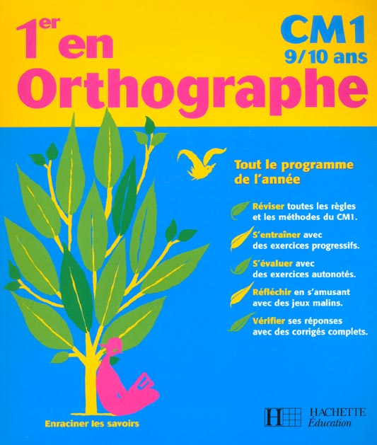 1er en orthographe cm1