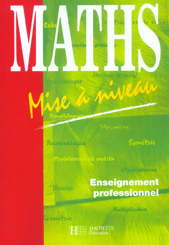 Maths mise a niveau, enseignement professionnel - livre eleve - ed.2003