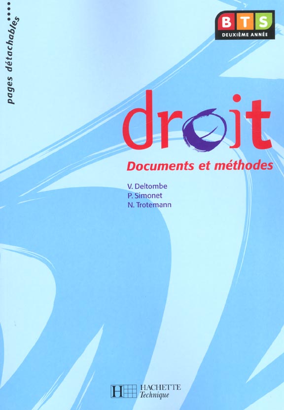 Droit ; 2e annee bts