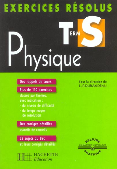 Exercices resolus ; physique ; terminale s ; edition 2002