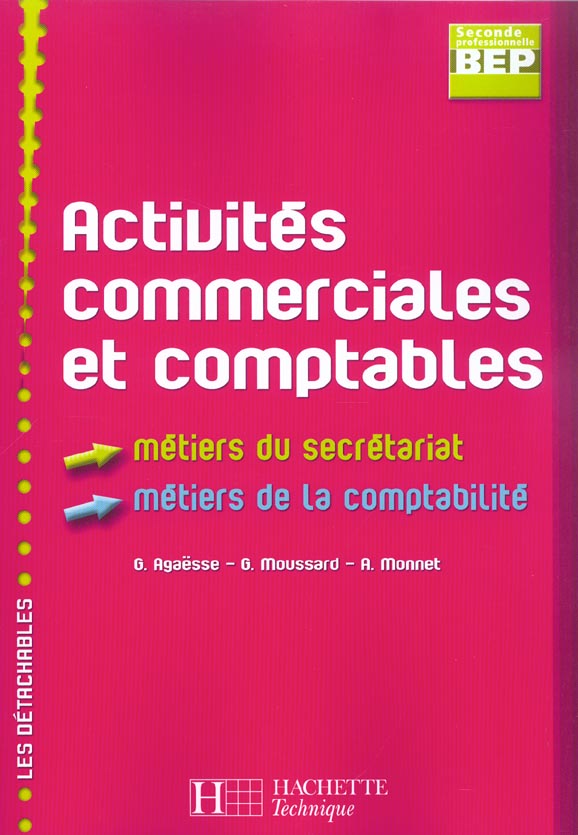 Activites commerciales et comptables ; 2e professionnelle ; eleve