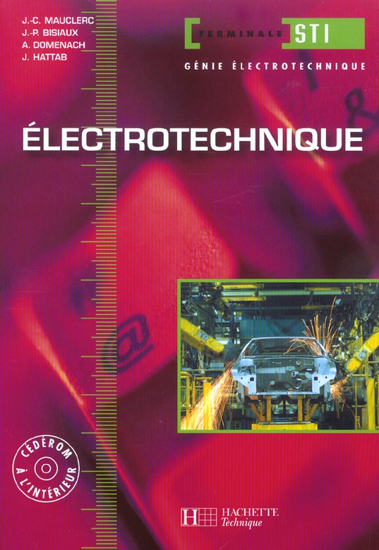 électrotechnique ; terminale STI génie électronique