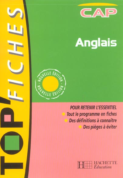 TOP'FICHES : anglais ; CAP