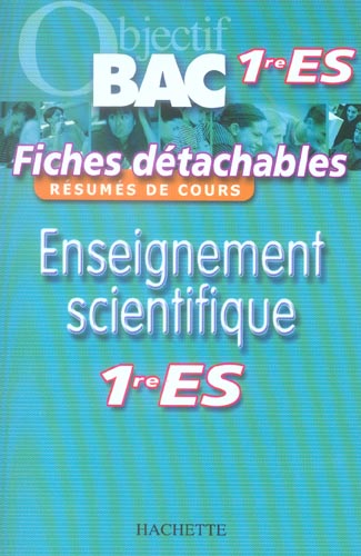 Objectif bac : ENSEIGNEMENT SCIENTIFIQUE