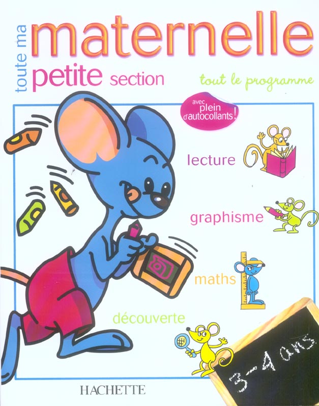 Toute ma petite section de maternelle
