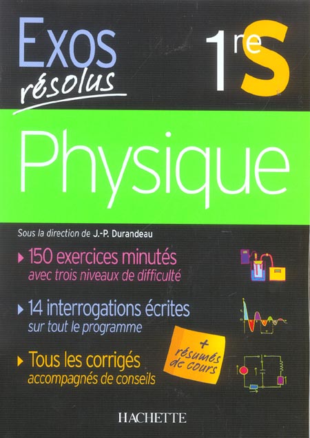 Sciences physiques 1ere s