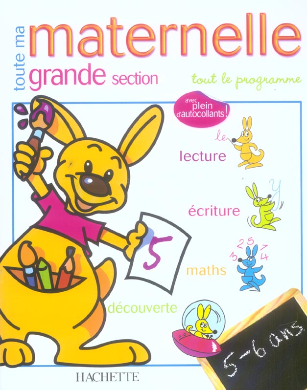 TOUTE MA GRANDE SECTION DE MATERNELLE