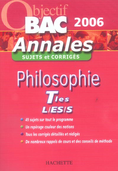 Objectif bac : annales du bac corrigées