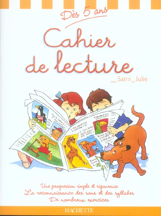 J'apprends à lire avec Sami et Julie ; cahier de lecture