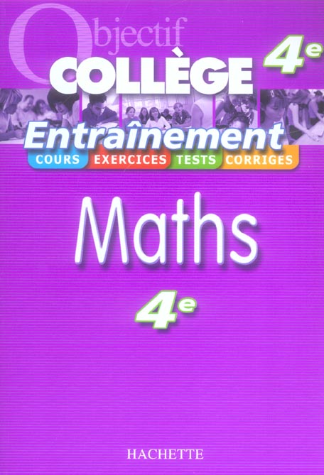 OBJECTIF COLLEGE : entrainement