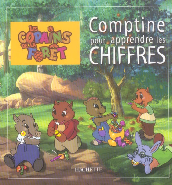 Comptine pour apprendre les chiffres avec les copains de la foret