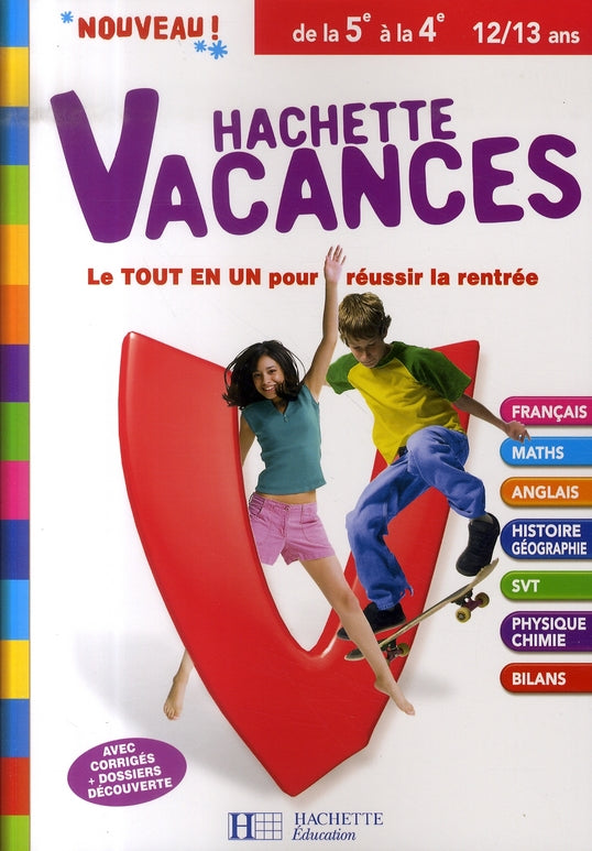 HACHETTE VACANCES : de la 5ème à la 4ème