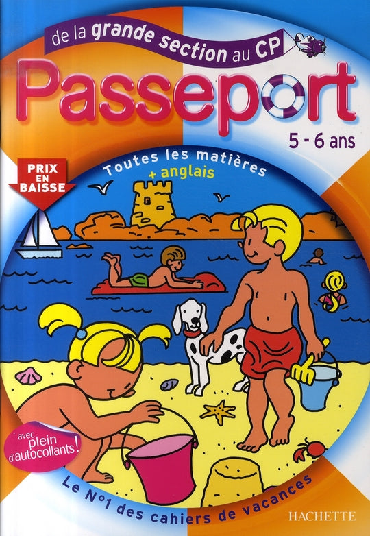 Passeport : de la grande section au cp ; toutes les matières + anglais