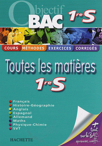 Objectif bac : toutes les matières ; 1ère s