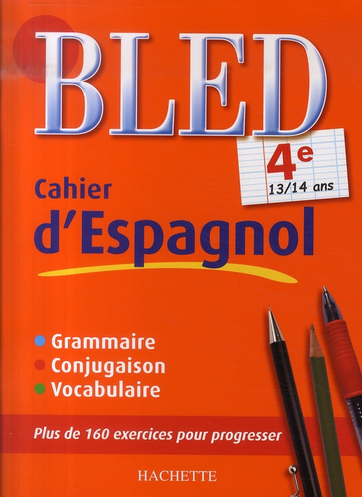CAHIERS BLED : bled ; cahier d'espagnol ; 4ème
