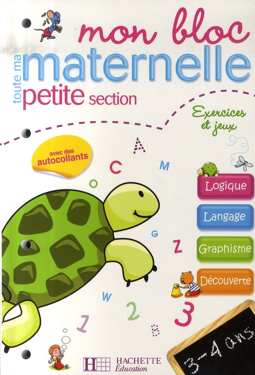 Mon bloc toute ma maternelle ; petite section