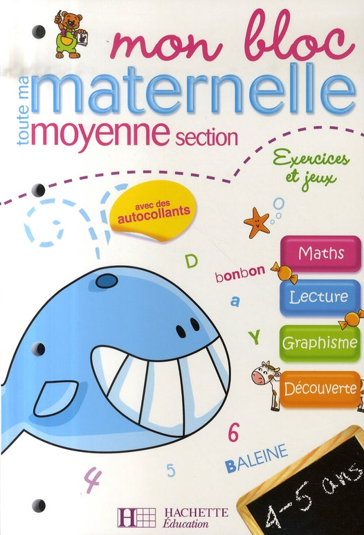 Mon bloc toute ma maternelle ; moyenne section