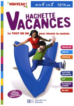 HACHETTE VACANCES : de la 4ème à la 3ème