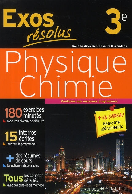 Exos résolus : physique-chimie ; 3ème