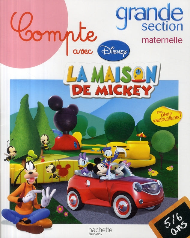 Compte avec la maison de Mickey ; grande section ; 5/6 ans