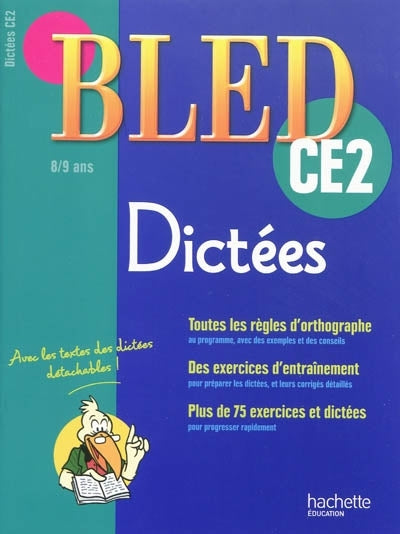 CAHIERS BLED : dictées ; CE2