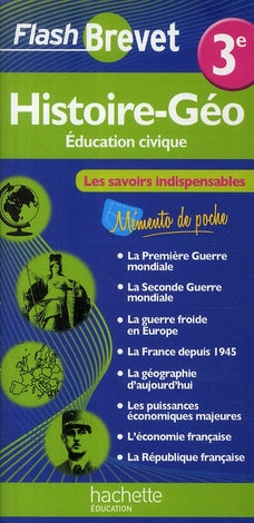 Les dépliants flash ; histoire-géographie ; 3ème