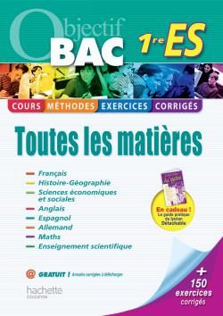 Objectif bac : toutes les matières ; 1ère ES