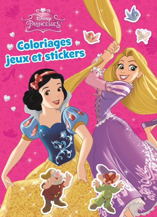 Princesses ; coloriages, jeux et stickers