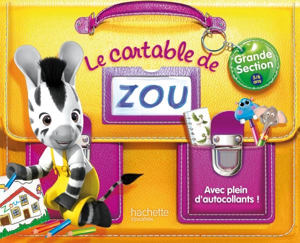 REVISE AVEC ZOU : le cartable de Zou ; grande section