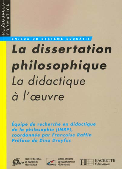 La dissertation philosophique