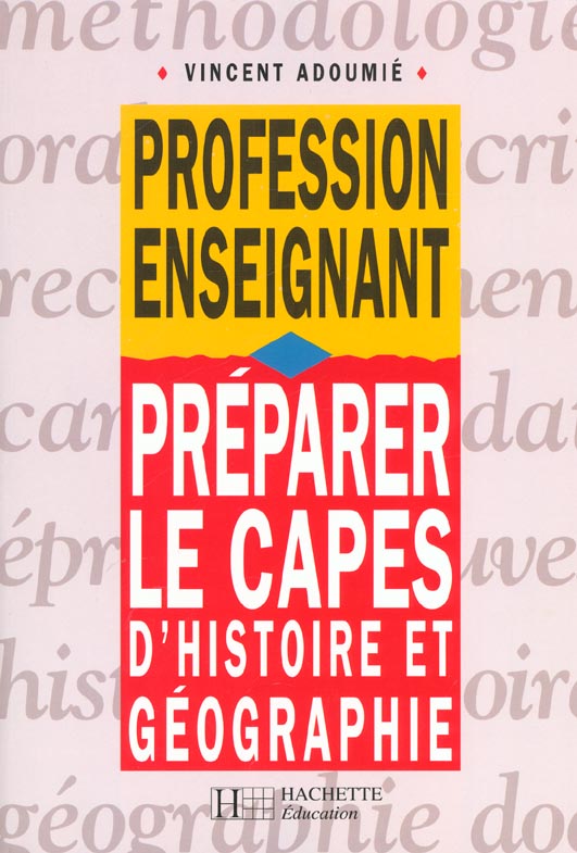 Preparer le capes d'histoire et geographie