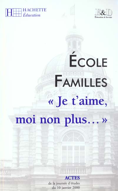 Ecole familles