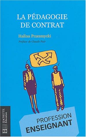 La pédagogie de contrat