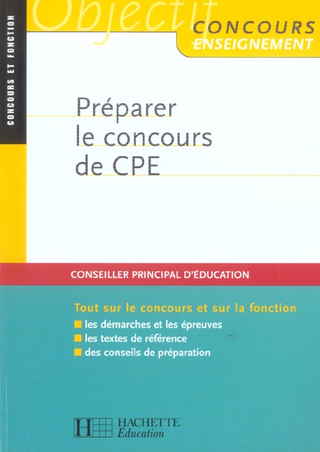 Objectif concours : préparer le concours de cpe