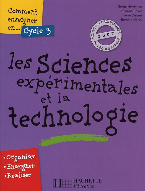 Comment enseigner les sciences cycle 3