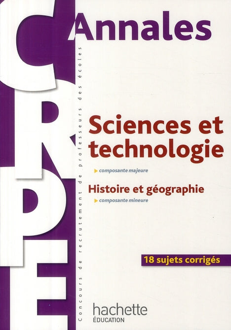 Annales de sciences et de technologie pour le CRPE