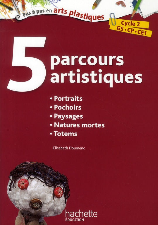 5 parcours artistiques pour le cycle 2 : portraits, pochoirs, paysages, natures mortes, totems