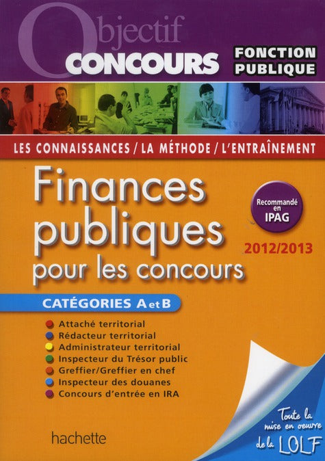 Finances publiques ; catégories A et B (édition 2012/2013)